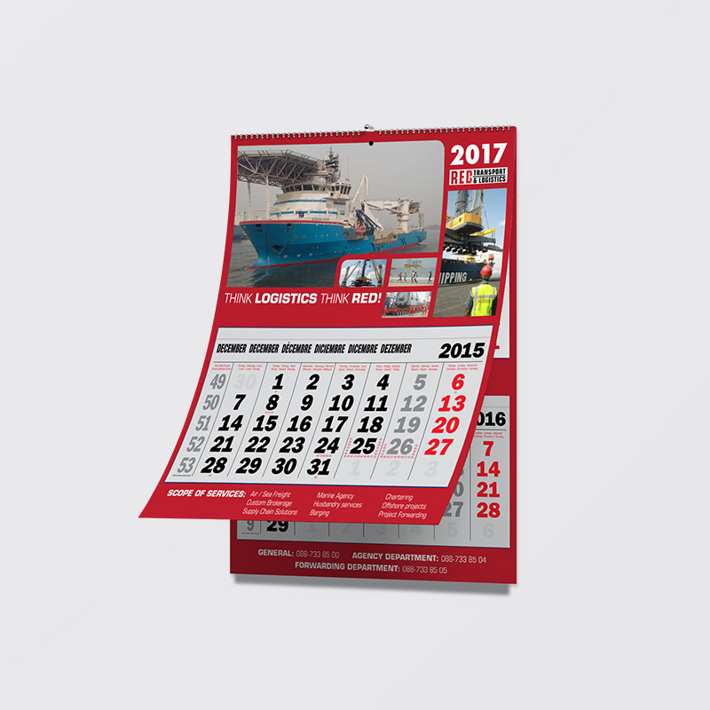Kalender - RedOffshore - Grapic